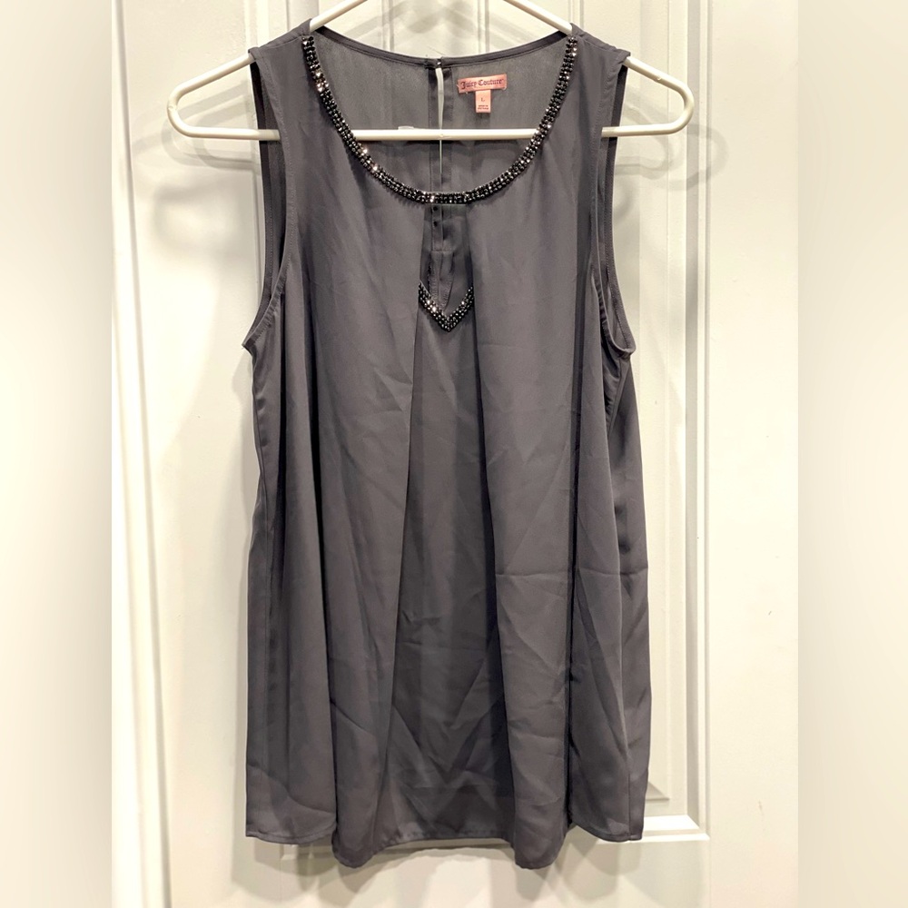 Juicy Couture grey sleeveless top